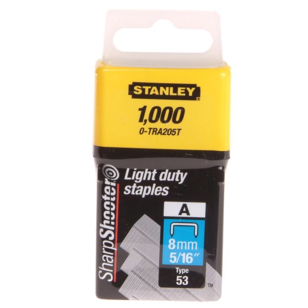 TRA2 Light-Duty Staple 8mm TRA205T Pack 1000