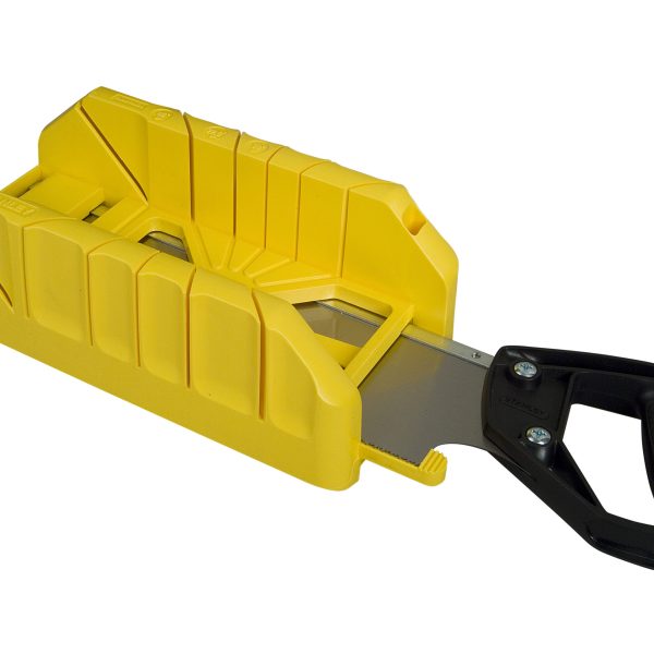 STANLEY® Hand Tools Saw Storage Mitre Box with Saw
