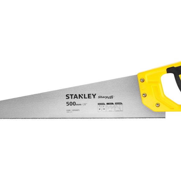 STANLEY® Hand Tools Sharpcut™ Handsaw 500mm (20in) 11 TPI