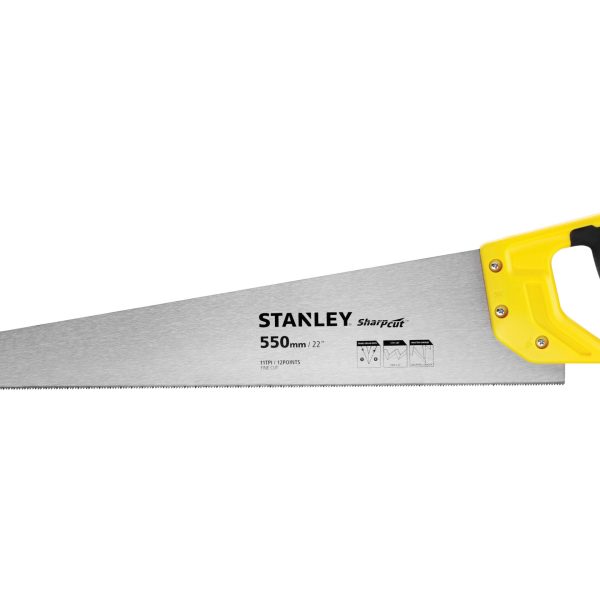 STANLEY® Hand Tools Sharpcut™ Handsaw 550mm (22in) 11 TPI