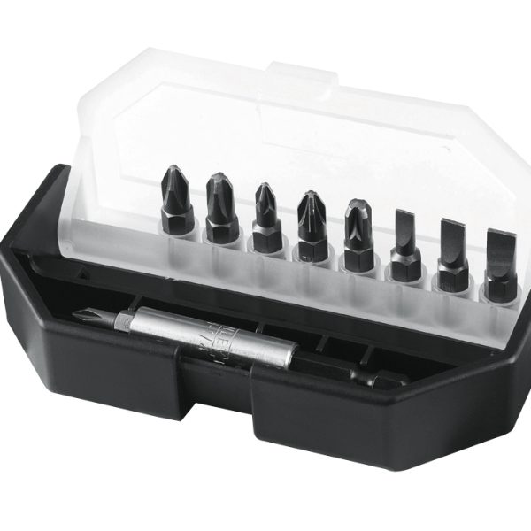 Slotted/Phillips/Pozidriv Insert Bit Set, 10 Piece