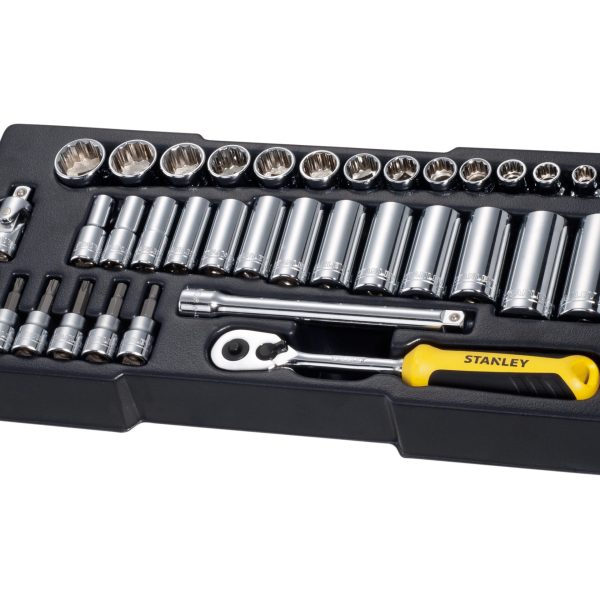 STANLEY® Hand Tools 3/8in Drive Metric Socket Module 36 Piece