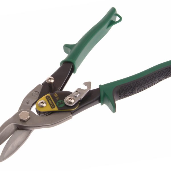 STANLEY® Hand Tools Green Aviation Snips Right Cut 250mm (10in)
