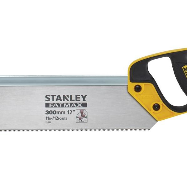 STANLEY® Hand Tools FatMax® Tenon Back Saw 300mm (12in) 11 TPI