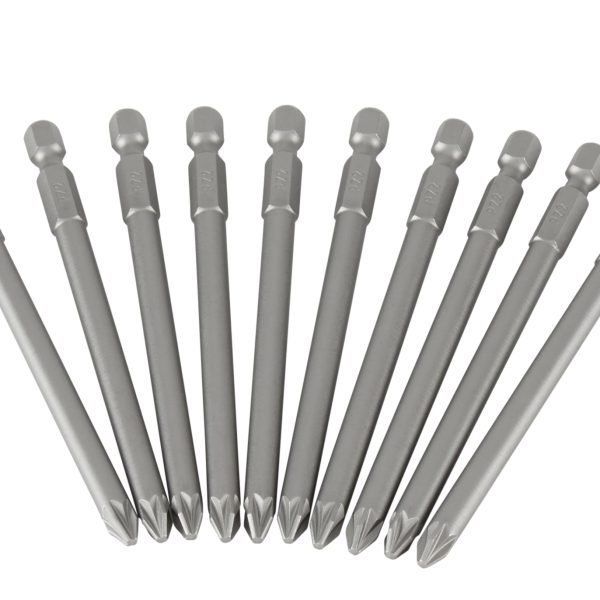 STANLEY® Pozidriv Power Bits PZ2 x 100mm (Box 10)