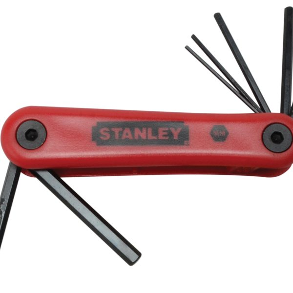 STANLEY® Hand Tools Folding Hexagon Key Set,7 Piece (1.5-6mm)