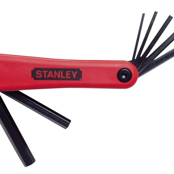 STANLEY® Hand Tools Folding Hexagon Key Set, 7 Piece (2.5-10mm)
