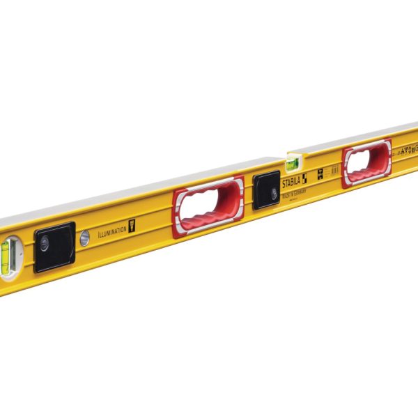 STABILA 196-2 LED Illuminated Spirit Level 3 Vial 17393 122cm