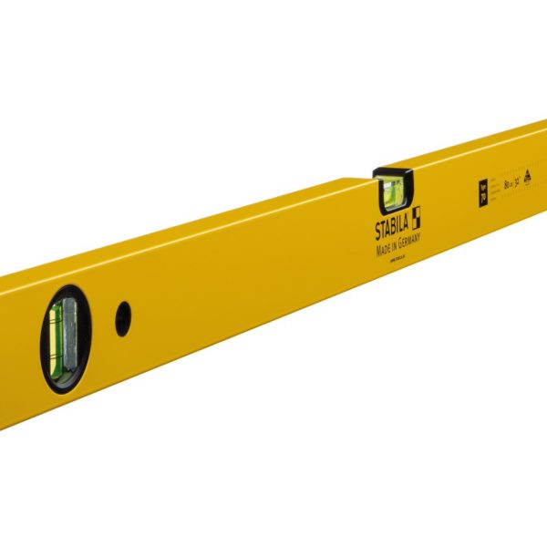 STABILA 70-80 Single Plumb Spirit Level 2 Vial 80cm