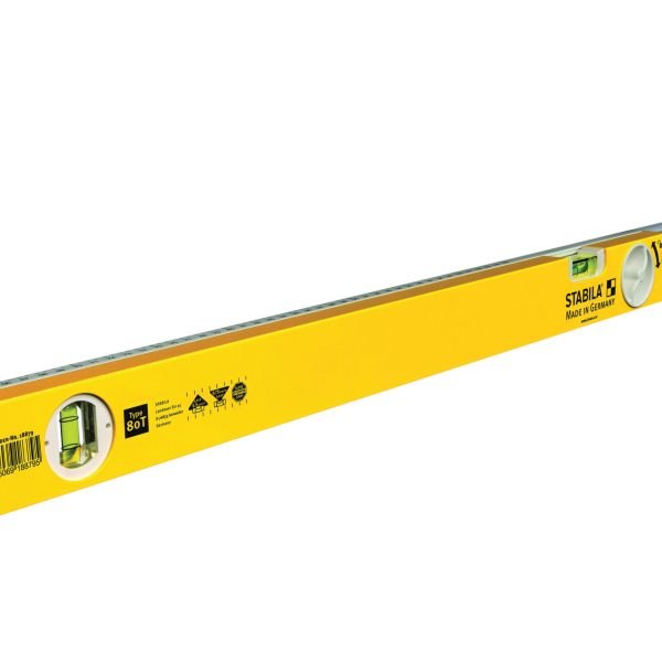 STABILA 80T Telescopic Spirit Level 2 Vials 80-127cm