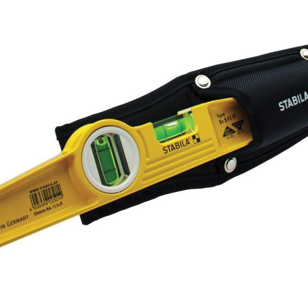 STABILA 81S-REM Rare Earth Magnetic Torpedo Level 25cm in Holster