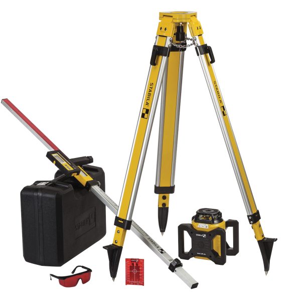 STABILA LAR 160 Rotation Laser Set, 7 Piece