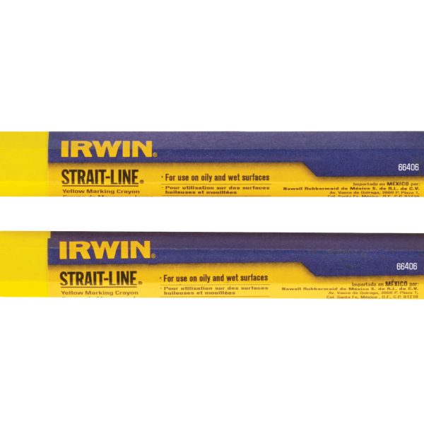 IRWIN® STRAIT-LINE® Crayon Yellow (Card 2)