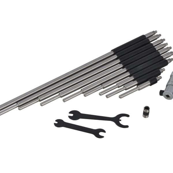 STARRETT 124MBZ Inside Micrometer 50-300mm (10 Rod Set)