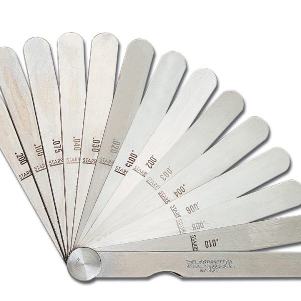 STARRETT 467M Feeler Gauge 13 Piece Set 0.04-5mm