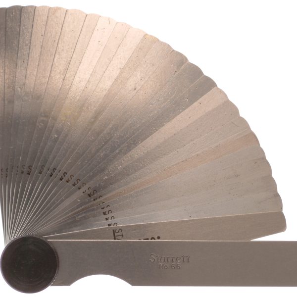 STARRETT 66T Feeler Gauge 26 Piece Set 0.0015-0.025in