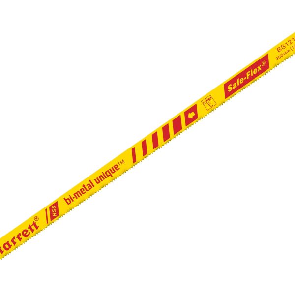 STARRETT Bi-Metal Unique Safe-Flex Hacksaw Blades 300mm (12in) x 24 TPI Pack 100