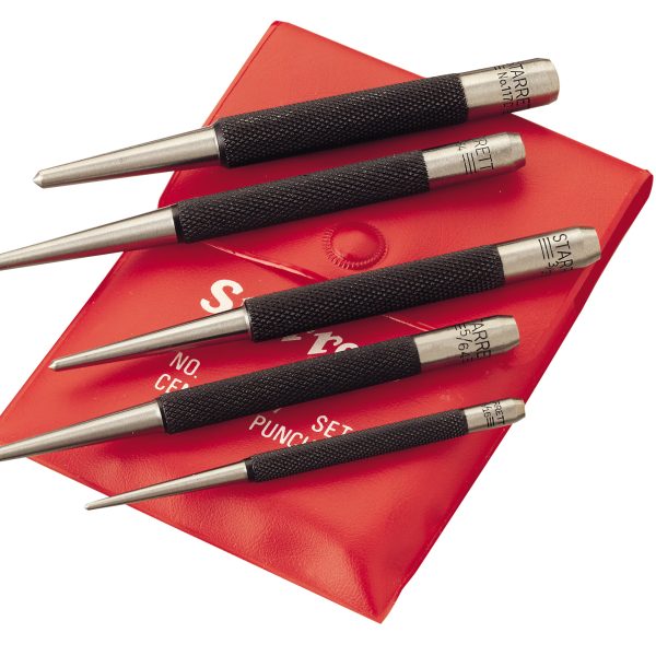 STARRETT S117PC Centre Punch Set, 5 Piece