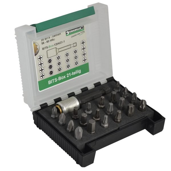 21 Piece Bit Box PH PZ TX & Hex