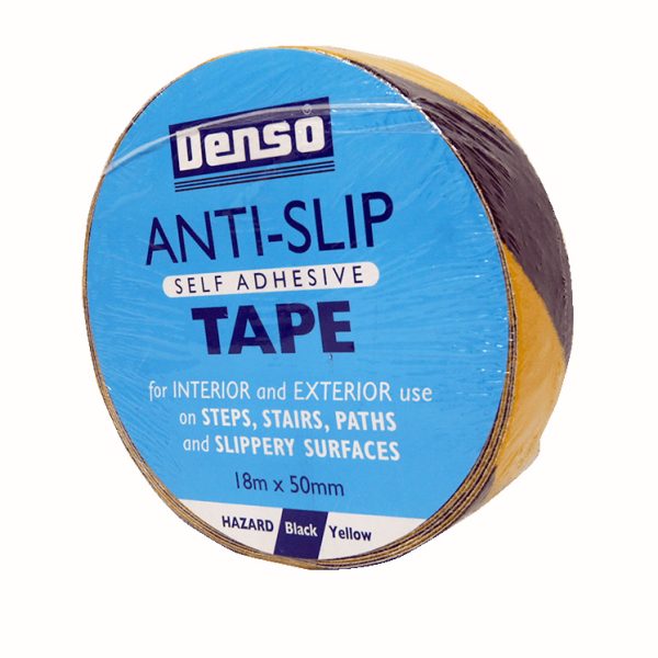SYLGLAS Anti-Slip Tape 50mm x 18m Black & Yellow Hazard