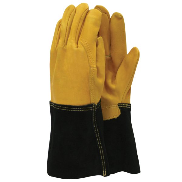 TGL415 Men's Heavy-Duty Leather Palm Gauntlet