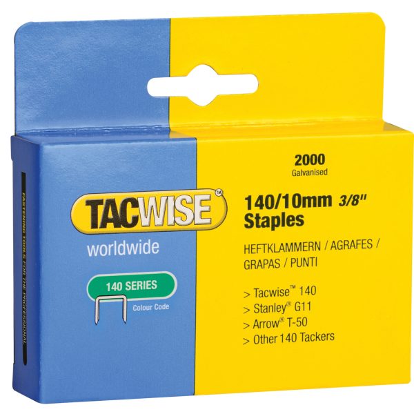 140 Heavy-Duty Staples 10mm (Type T50  G) (Pack 2000)