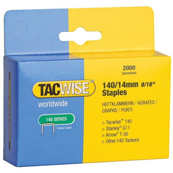 140 Heavy-Duty Staples 14mm (Type T50  G) (Pack 2000)