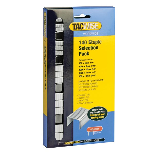 140 Heavy-Duty Staples (Type T50  G) Selection (Pack 4400)