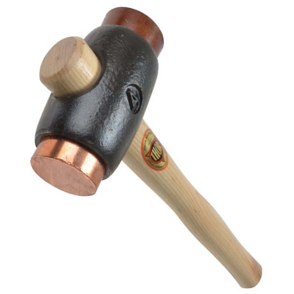 THOR 216 Copper / Hide Hammer Size 4 (50mm) 2380g