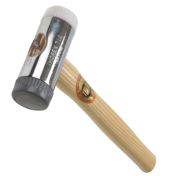 THOR 712R Soft & Hard Faced Hammer Wood Handle 38mm 650g