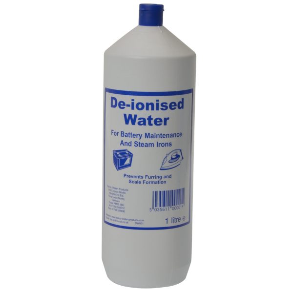 De-ionised Water 1 litre