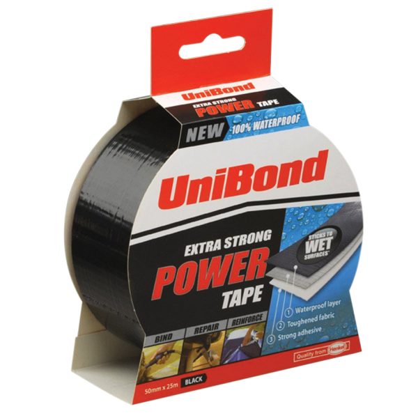 Powertape 50mm x 25m Black