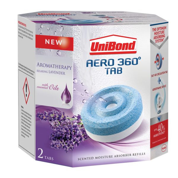 Aero 360 Moisture Absorber Aromatherapy Lavender Refills (Pack 2)