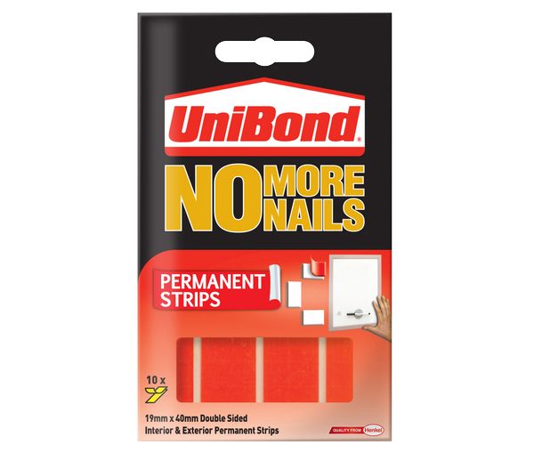 No More Nails Permanent Pads 19mm x 40mm (Pack of 10)