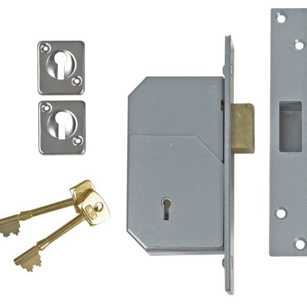 UNION 3G110 C Series 5 Detainer Deadlock 73mm Satin Brass