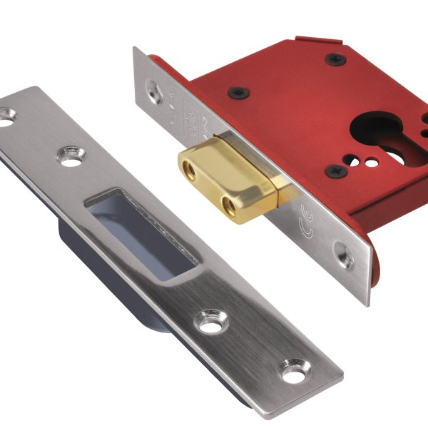 UNION StrongBOLT 21EU EUS-SS-2.5 Euro Deadlock Stainless Steel 68mm 2.5in