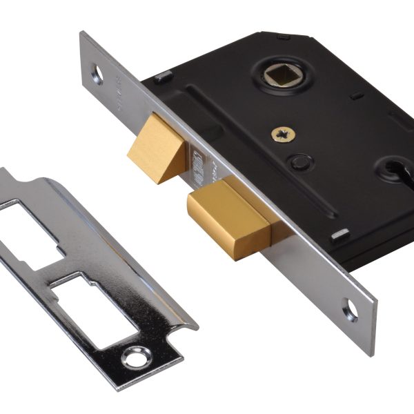 UNION ES-SL Essentials 3 Lever Mortice Sashlock Chrome 79mm 3in Visi