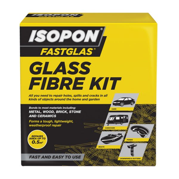 ISOPON® FASTGLAS Resin & Glass Fibre Kit Large