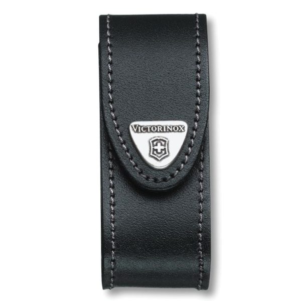 Black Leather Belt Pouch (2-4 Layer)