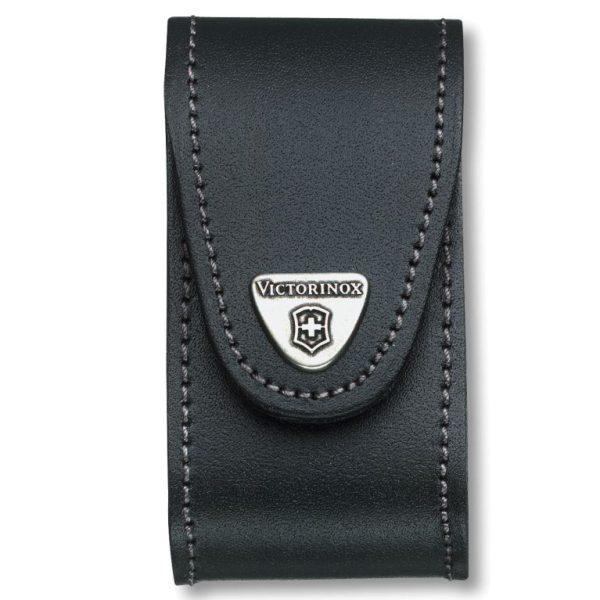 Black Leather Belt Pouch (5-8 Layer)