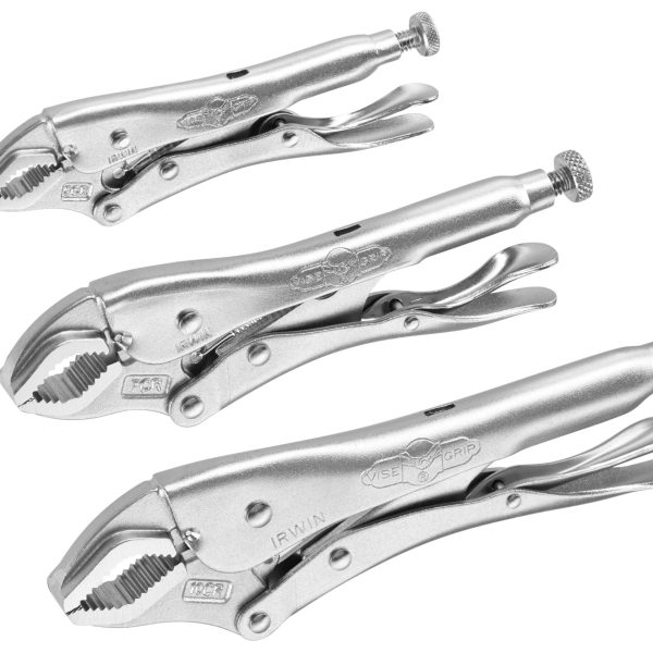 IRWIN® VISE-GRIP® Curved Jaw Locking Pliers Set of 3 (5CR/7CR/10CR)