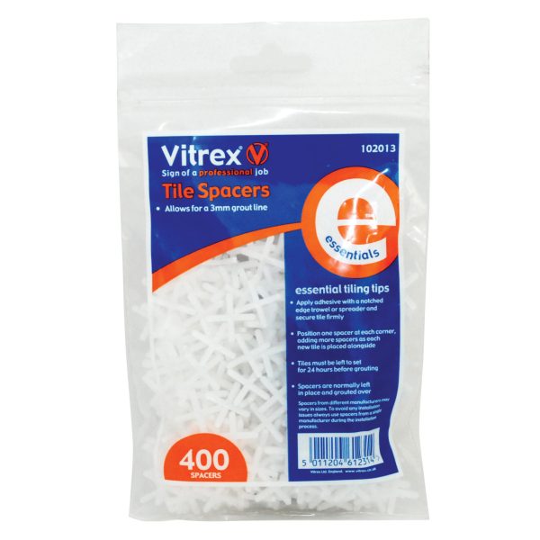 VITREX Essential Tile Spacers 3mm (Pack 400)