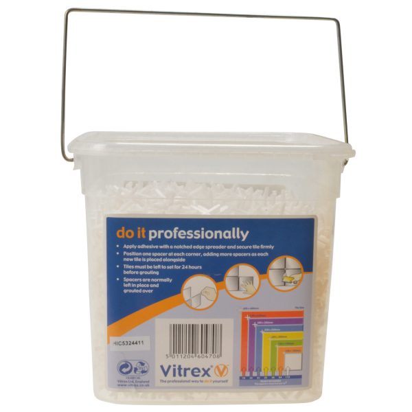 VITREX Wall Tile Spacers 2.5mm (Pack 3000)