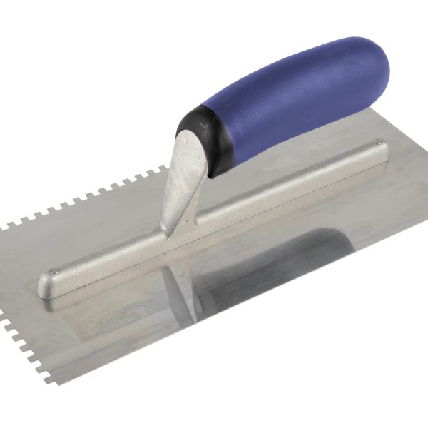 VITREX Professional Notched Adhesive Trowel 4mm Stainless Steel 11 x 4.1/2in