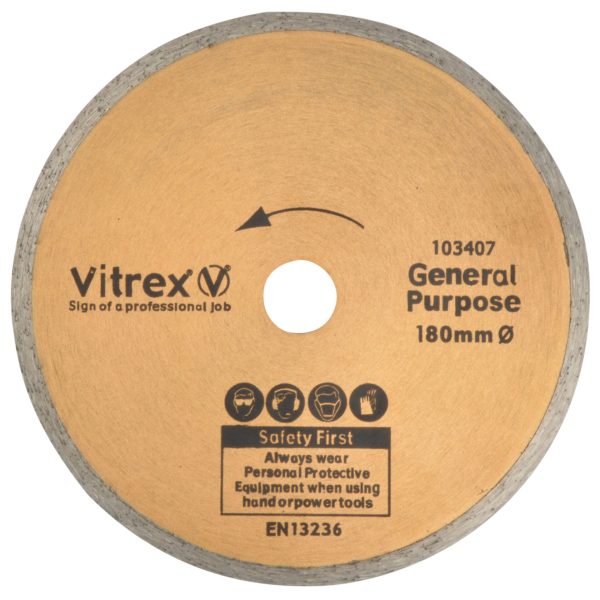 VITREX Standard Diamond Blade 180mm