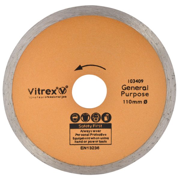 VITREX Standard Diamond Blade 110mm