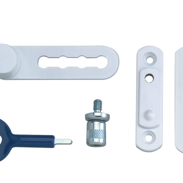 YALE LOCKS P117 Ventilation Window Lock White Finish Pack of 2