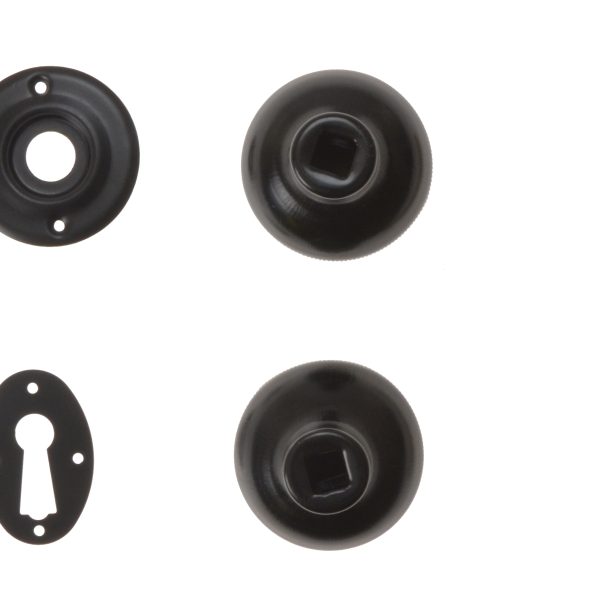 YALE LOCKS P405 Rim Knob Black Finish