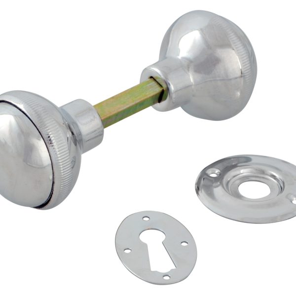 YALE LOCKS P405 Rim Knob Chrome Finish