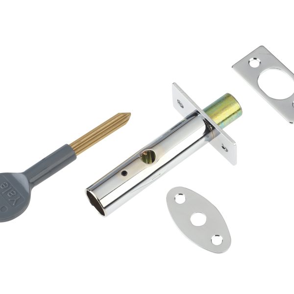YALE LOCKS PM444 Door Security Bolt Polished Chrome Finish Visi of 1